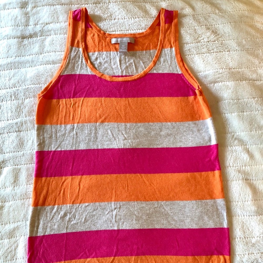 Banana republic striped tank top
